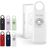 Hootie Personal Safety Alarm for Women, Men, & Kids - Keychain Alarm, Self Defense Strobe & Siren, Security Siren Keychain with 130dB Self Defense Siren & Strobe Light - White