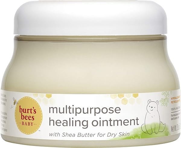 BURT’S BEES BABY 100% NATURAL MULTIPURPOSE OINTMENT, FACE & BODY BABY OINTMENT – 7.5 OUNCE TUB