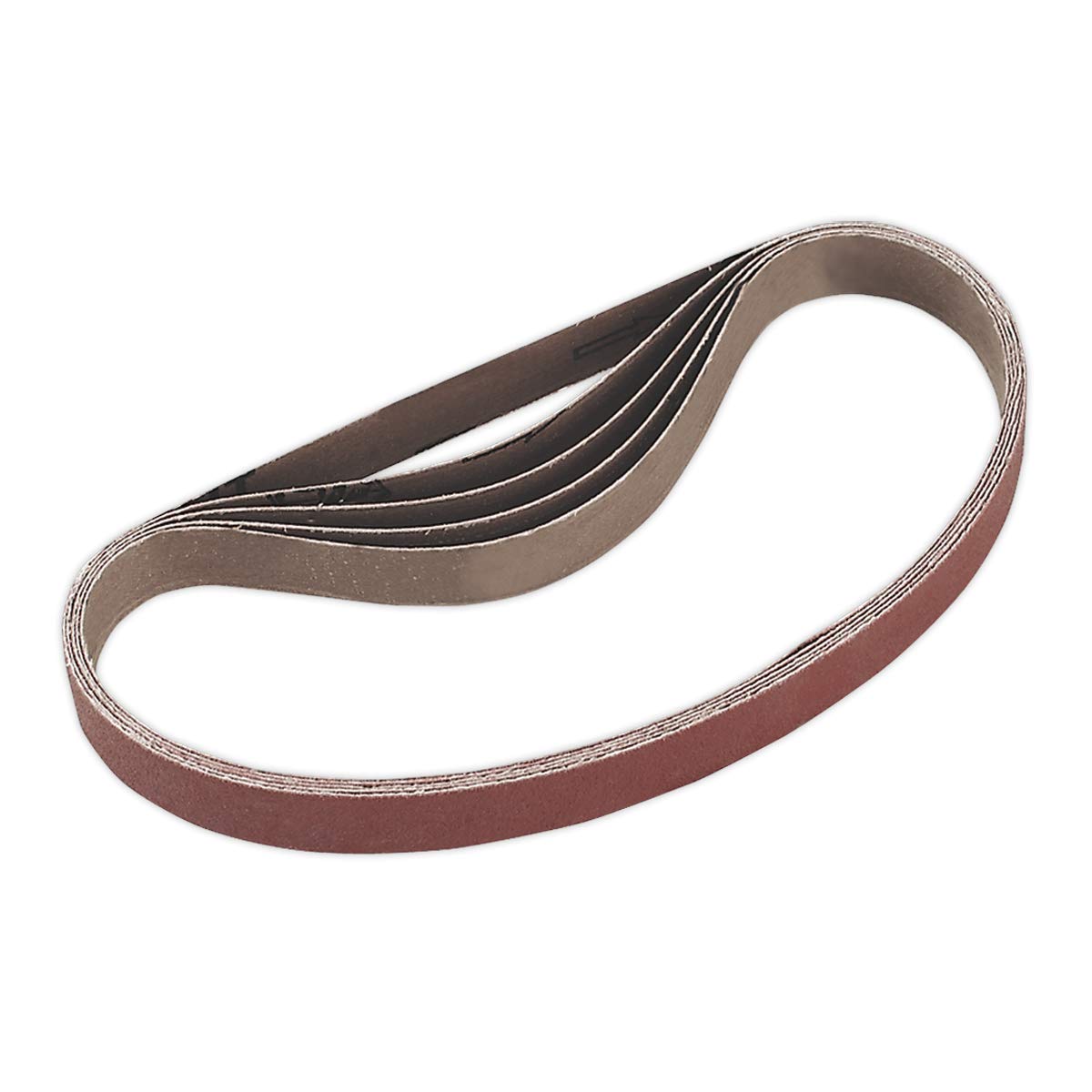 Sealey Sa355/B100G Sanding Belt 100Grit 20 X 520Mm Pack of 5
