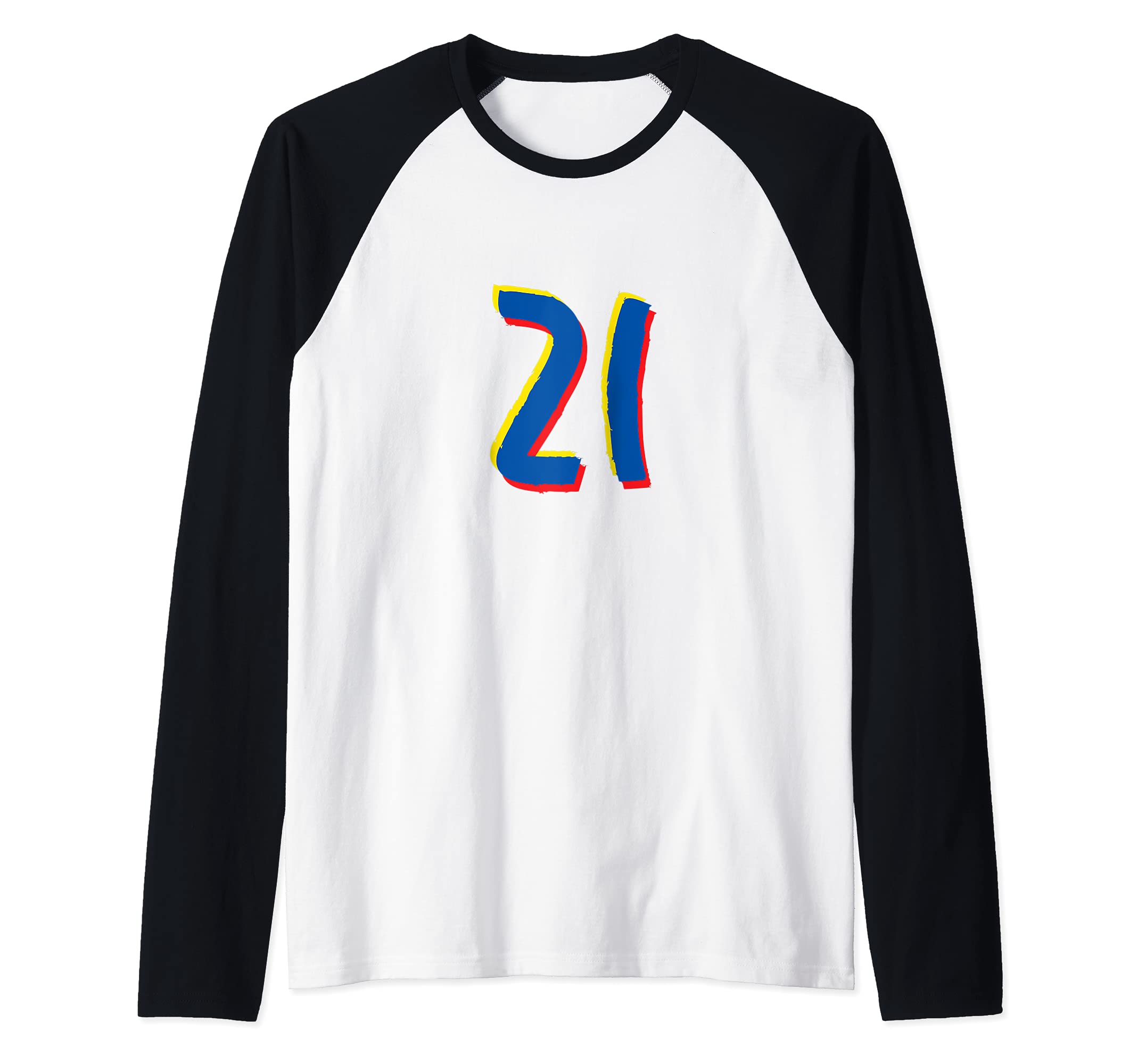 Flag Ecuador Raglan Baseball Tee