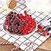Tatuo 400 Pieces Artificial Berry Stems Frosted Holly 12 mm Fake Simulation Mini Berry Flower Fruit for Christmas Tree Decor Wreath DIY Wedding Party Favor(Red and Dark Red)