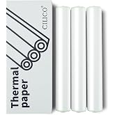 CILICO A4 Thermal Paper 3 Rolls for MT810 printer(210mm/8.27"width/7m long,&Phi;1.18"),Quick-dry thicker brighter and the font is clearer to make the printing quality better,1 roll-24 Sheets