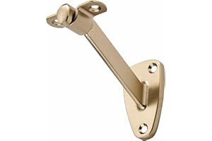 ZAUYX 2 Pack 4 Inch Champagne Bronze Handrail Stair Support,Heavy-Duty handrail Bracket,Stair handrail Stair Support,Bearing Capacity and Suitable for Stairs,corridors,Shopping malls,Buildings