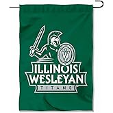 College Flags & Banners Co. Illinois Wesleyan Titans Wordmark Logo Garden Banner Flag