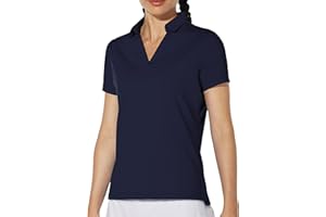 ISEEGZ Women's Golf Shirt Short Sleeve Polo Shirts Lightweight Quick-Dry Workout Daily Work Shirts Tops for Women