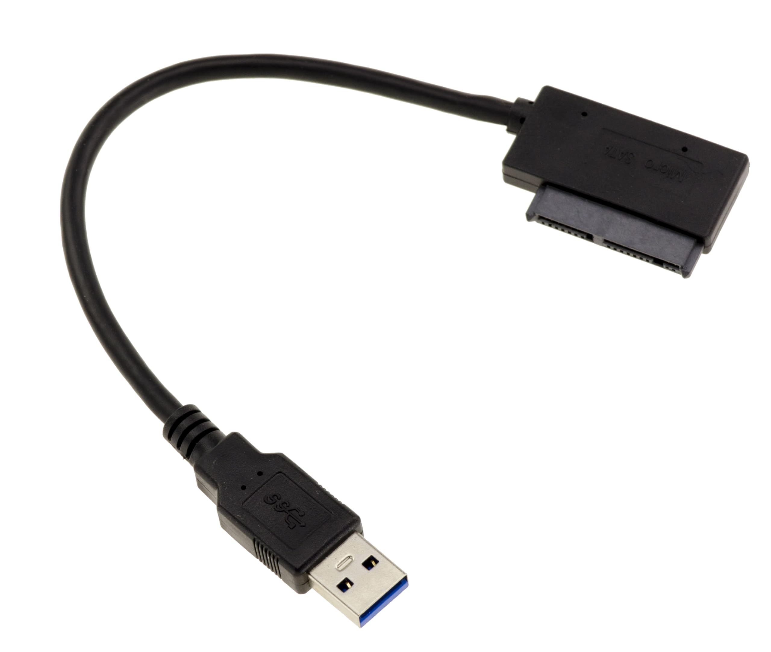 KALEA-INFORMATIQUE MICROSATA to USB 2.0 converter adapter, for reading and writing to Micro SATA format hard drives