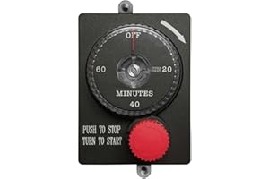 Firegear Mechanical Timer with Emergency Shut-Off (ESTOP1-0H), 1-Hour