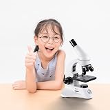 BEBANG 2000X Metal Optical Microscope with Slides Kit Dual Illumination view 6