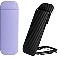 HEMONNKAM 2 Pack Rechargeable Reading Light, Clip-on Book Light, Purple+Black