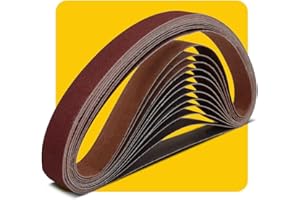 TPMAX 1x 30 Inch 60 Grit Sanding Belt | Premium Aluminum Oxide Sanding Belt | Premium Sander Sandpaper – 12 Pack