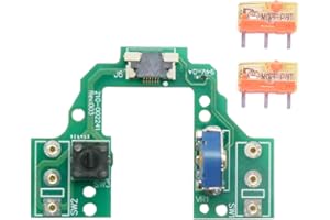 BestParts Mouse Hot-swap Switch Button Green Board Motherboard Replacement + Microswitch for Logitech G Pro X Superlight Gami