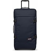 EASTPAK Tranverz M – 78L Large Wheeled Luggage with Dual Compartments, TSA Lock, Compression Straps & Smooth-Wheeling System, Ultra Marine