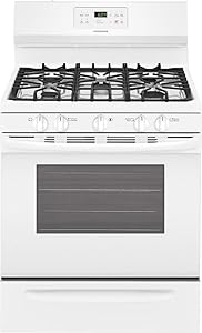 Frigidaire FFGF3054T 30 Inch Wide 5.0 Cu. Ft. Capacity Free Standing Natural Gas, White