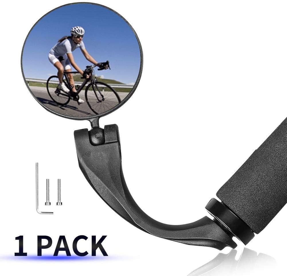 weyty fahrradspiegel 360 drehbar fahrrad ruckspiegel konvexen reflektor spiegel weitwinkel spiegel fur 17 4 22mm flacher lenker safe rearview mirror spy space fur mountainbike rennrader e bike amazon de auto