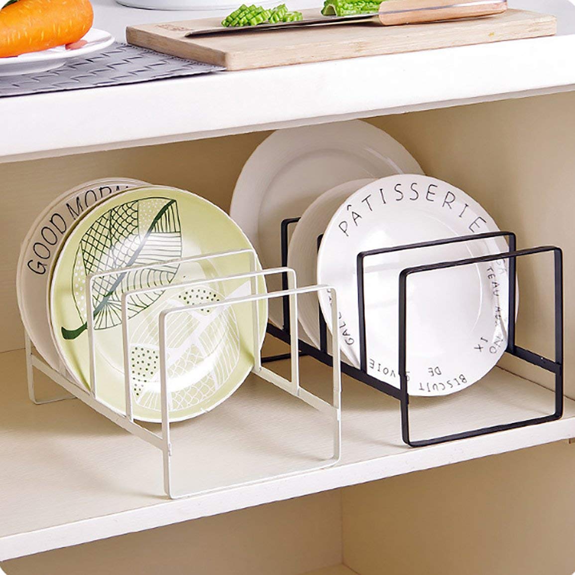 Metal Kitchen Dish Shelf Vertical Dish Bowl Drying Rack