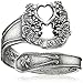 Alex and Ani Spoon Ring, Fortune's Favor Sterling Silver Bangle Bracelet