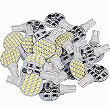 GRB 20 x Super Bright 6000k Pure White 4.8w T10 921 194 Boat, Iandscaping, RV, Trailer & Camper Interior Wedge 24-SMD LED Light Bulb 12v (Pack of 20)