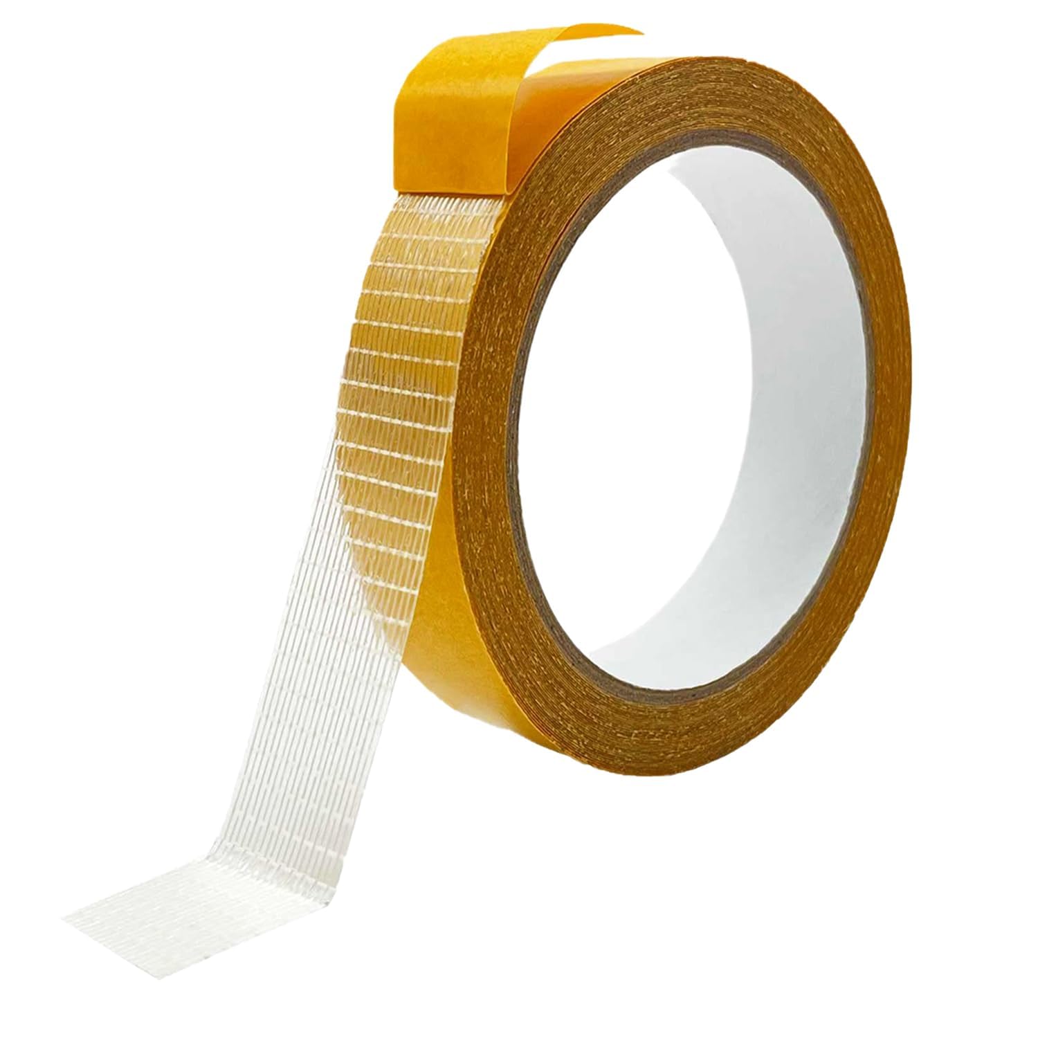 KAIHENG Multifunctional Fabric Tape - 33ft Clear Double Stick Tape, Strong 2 Sided, Ideal for Clothes, Carpet
