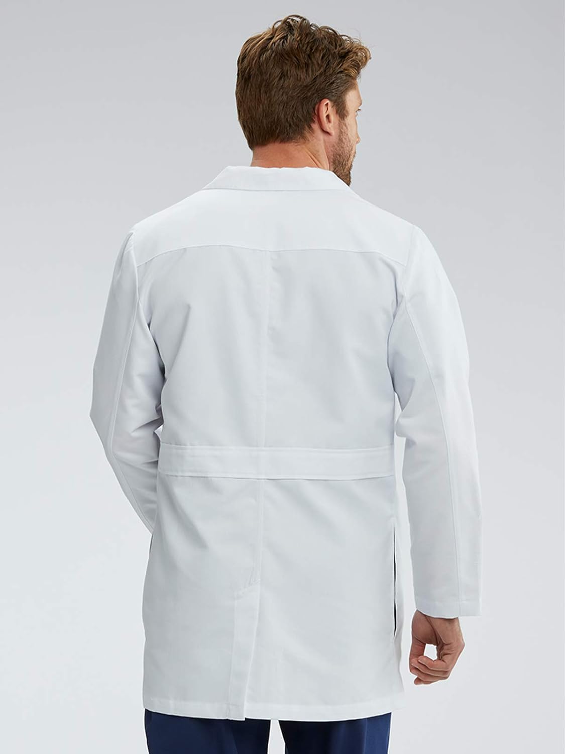 Grey's Anatomy Lab Coat for Men– Professional Full Length, Long Sleeve: Clothing