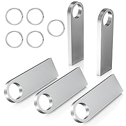ABLAZE 8GB USB Flash Drive 5 Pack, Metal Flash