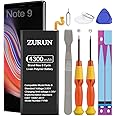Galaxy Note 9 Battery Upgraded ZURUN 4300mAh Li-Polymer Battery EB-BN965ABU Replacement for Samsung Galaxy Note 9 SM-N960 N960V N960A N960T N960P N960U N960F with Screwdriver Tool Kit