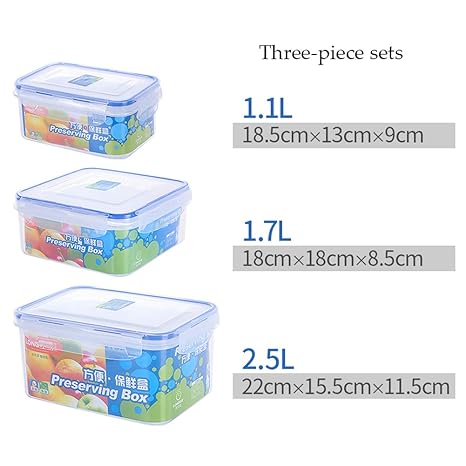 MIAO. Recipiente de plástico para Alimentos de Cocina, con ...