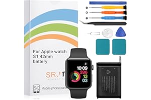 THIRDPOLE Battery Replacement for Apple Watch Series 1 42mm A1554 A1579 A1803 for Iwatch 1st Generation Iwatch Series 1 Standard Capacity Battery Include Complete Repair Tools kit