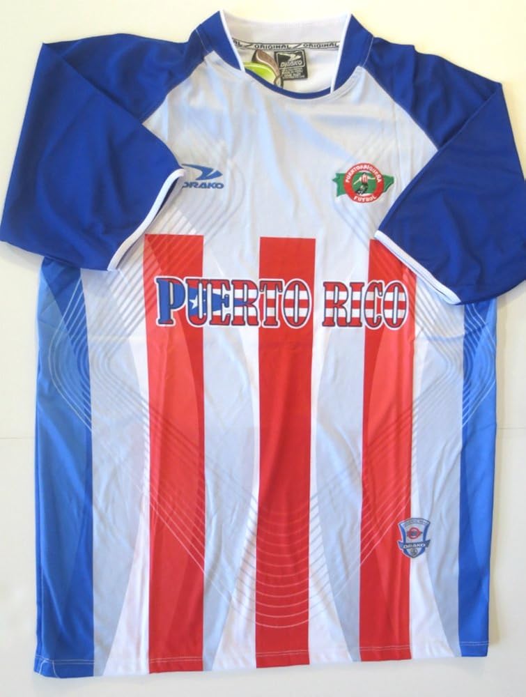 Amazon.com : PUERTO RICO SOCCER JERSEY SIZE LARGE.NEW : Clothing