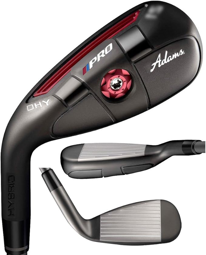 Adams Pro D Golf Hybrid Club, Left Hand, Stiff, 21Degree, Graphite