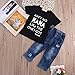 ABEE 2Pcs/Set Toddler Kids Baby Boy T-Shirt Tops Denim Pants Trousers Outfits Clothes
