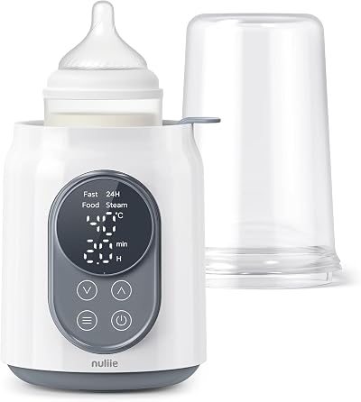 Nuliie Baby Bottle Warmer 10 in 1 Digital LCD 400W Memory 24h Warmth