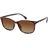 SOJOS Classic Square Polarized Sunglasses for Women Men Vintage Style UV400 Lens SJ2636