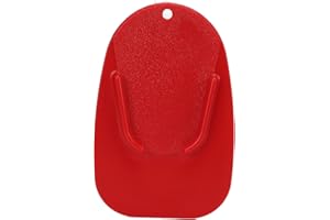Aramox Motorcycle Kickstand Pad, Universal Side Foot Support Plate, Kick Stand Base Parking Stand Replacement for Adly Moto L