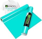 VINYL FROG Bright Teal HTV Vinyl Roll 30.5x155cm Turquoise Heat Transfer