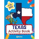 Texas Themed Kids Activity Book: Mazes, Color By Number, Coloring Pages and More! Scan QR Code on Each Page for More Digital Copies and Solutions
