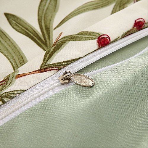 image for Yaheeda Flower Duvet Cover Set, Floral Cotton Imitation Printed Revers