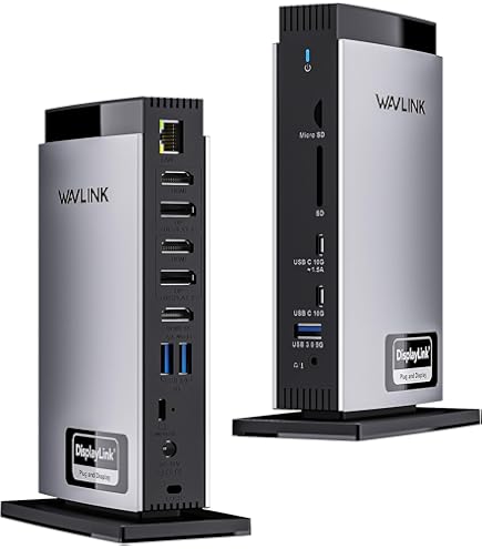 WAVLINK USB-Cドッキングステーション WL-UG69DK1 Amazon.com: WAVLINK USB-C Docking Station UG69DK1 (Renewed