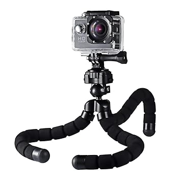 AUKEY Trípode Camara Flexible Mini 360°con Rosca 1/4