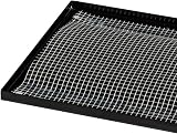 EUROPLAST 200x100mm Black Metal Air Vent Grille with Insect Mesh view 5
