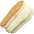 Australian Sheepskin Insoles,Thick and Warm Wool Insole,Women Men Replacement Insole (11 M US Men)