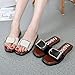 ZOMUSAR Clearance! Sandals Slippers, Fashion Women Summer Casual Flat Heel Square Buckle Sandals Slipper Shoes