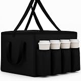 musbus Large Insulated Folding Cooler Bag Black 23 x 14 x 15 in view 8