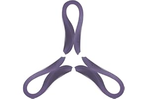 SILLLULE 360Pcs Paper Quilling Strips 3mm (1/8inch) Width 54cm (21inch) Length Strips Quilling Art Paper, Single Color Quilling Strips Paper for Art,Parper Craft Decorating,Paper Hand Craft (Light Purple)