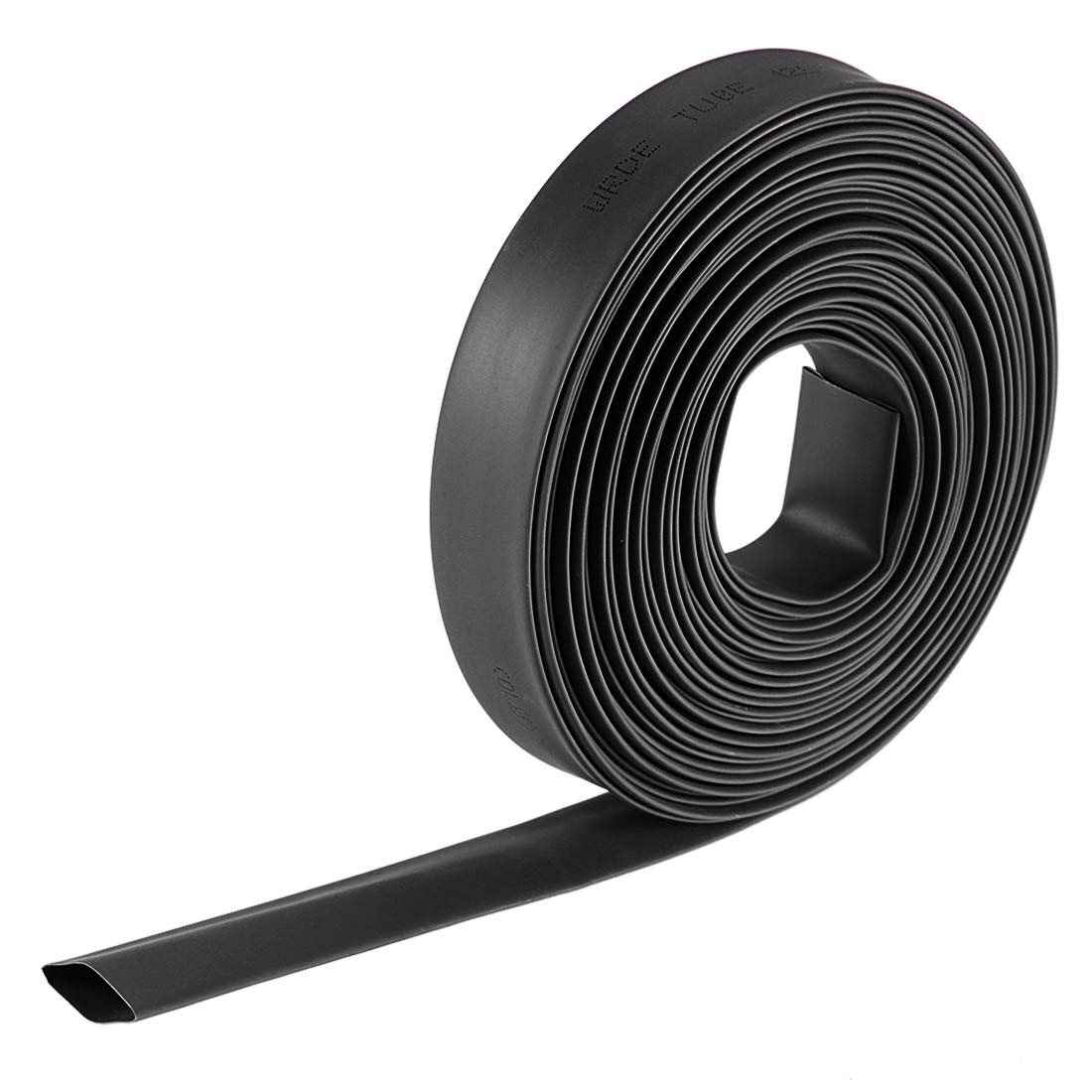 sourcing map Heat Shrink Tubing, 3/8"(10mm) Dia 2:1 rate Shrinkable Tube Cable Sleeve 7m - Black