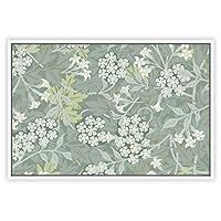 SIGNWIN Framed Canvas Wall Art Floral Pattern Canvas Prints Home Artwork Decoration for Living Room,Bedroom - 16x24 inches