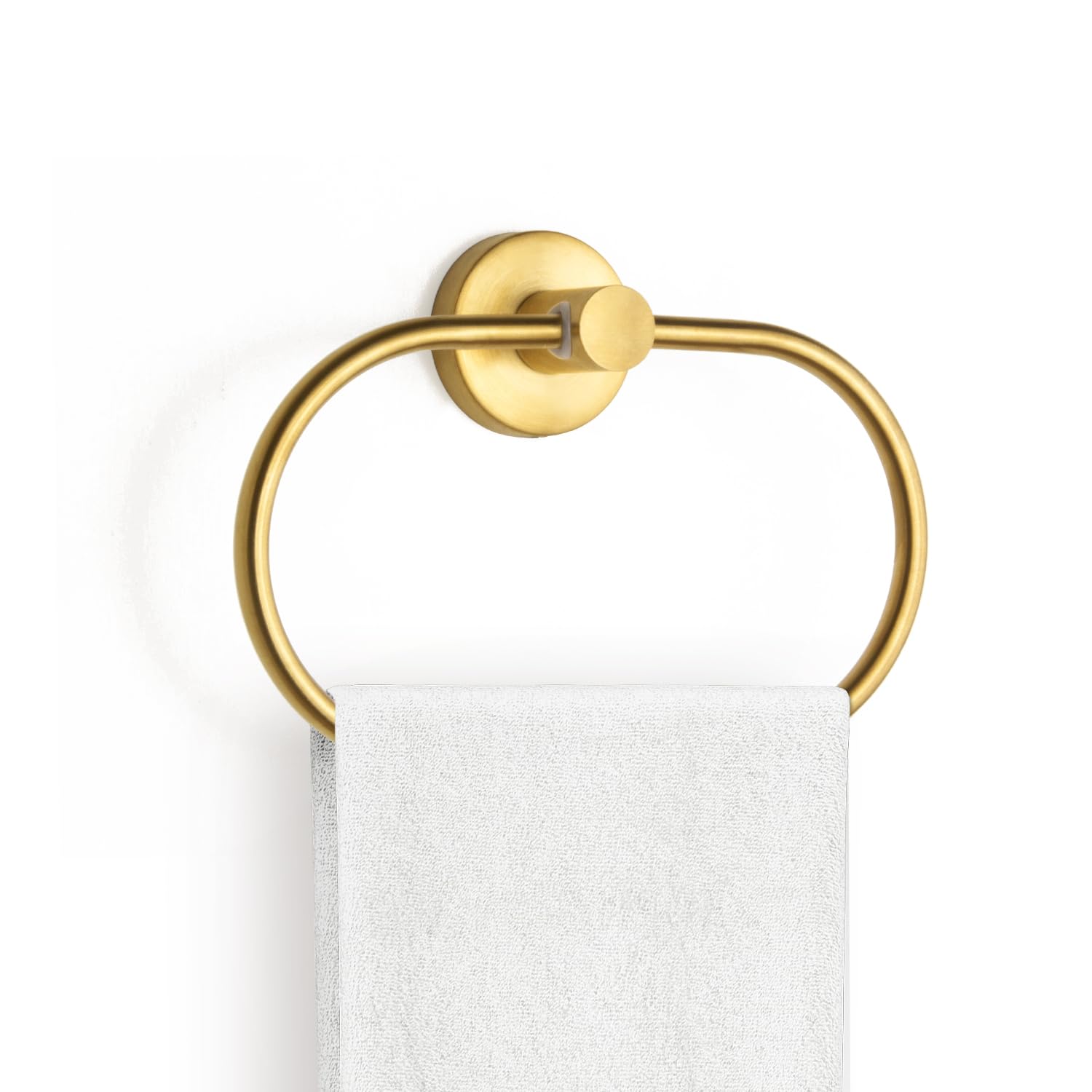 bathroom wall shelf & hanging towel rail white freestanding towel rail, Golden oval towel ring, hand towel holder bathroom wall shelf & hanging towel rail gold