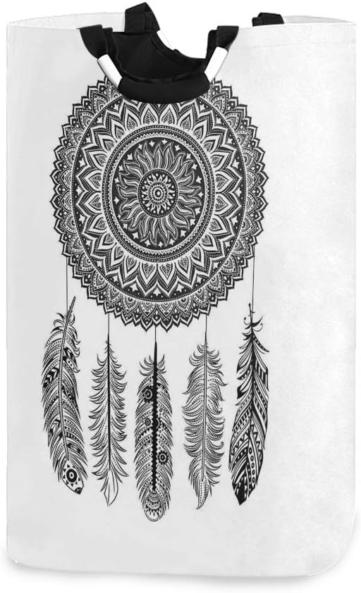COFEIYISI Cesto para la Colada,Atrapasueños étnicos con Hojas de
