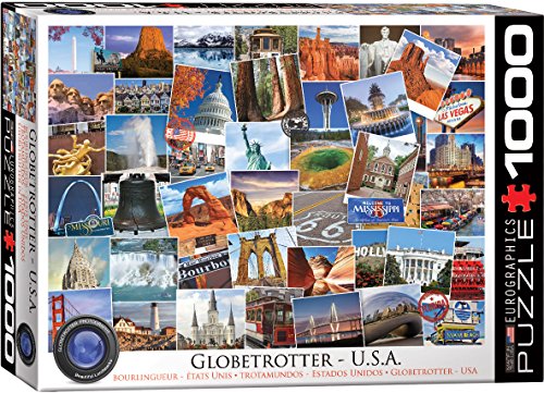 EuroGraphics USA Globetrotter Jigsaw Puzzle (1000 Piece)
