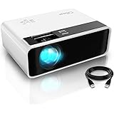 Mini Projector, CiBest Video Projector Outdoor Movie Projector, 4200 lux LED Portable Home Theater Projector 1080P and 200" S