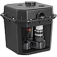 VEVOR Utility Sink Pump, 1/3 HP, 120-Volt, 2900 GPH Flow, 25 ft Head, Under-Sink Sump System With 6 Gallon Basin, Automatic Laundry Drain Pump, 1-1/2" NPT Outlet, Black